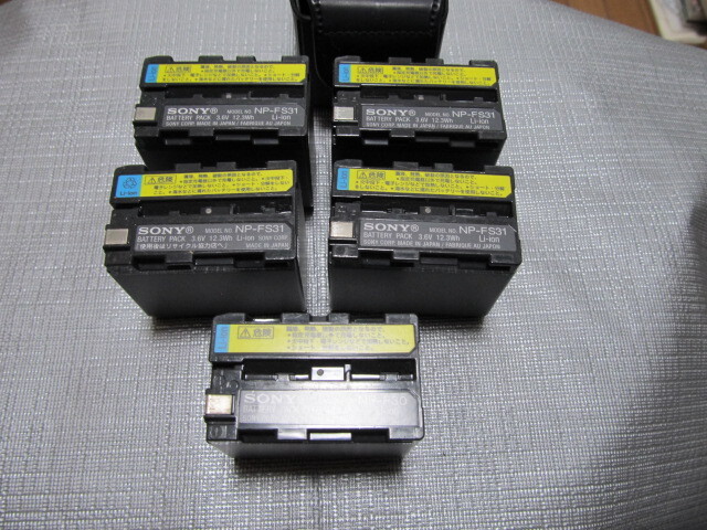 1G* present condition goods * Sony [SONY]NP-FS31*FS30 other type S battery *5 piece / junk treatment 