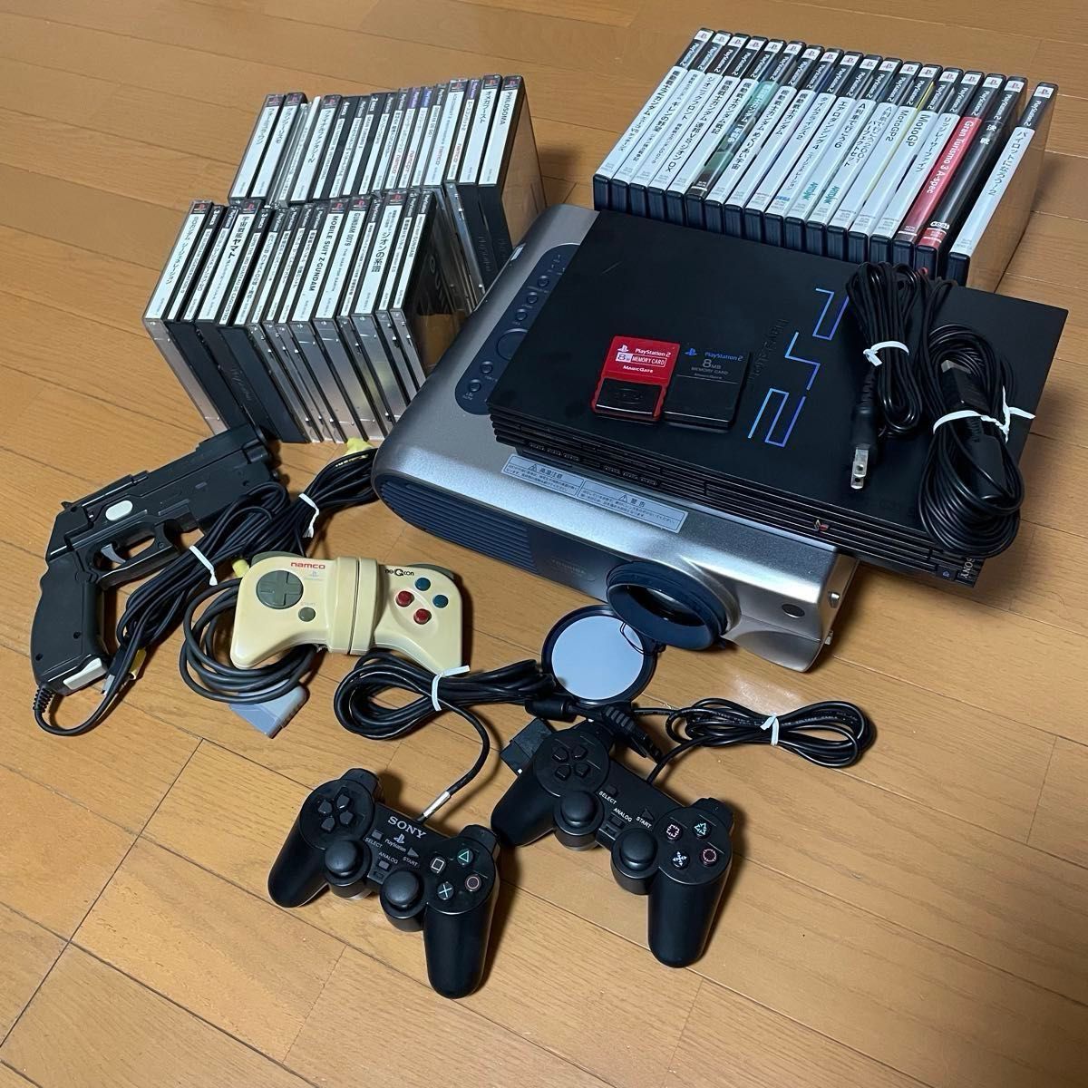 プレステ2 & PS1ソフト28本& PS2ソフト18本 & ネジコン プレステ2 & PS1ソフト28本& PS2ソフト18本 & ネジコン