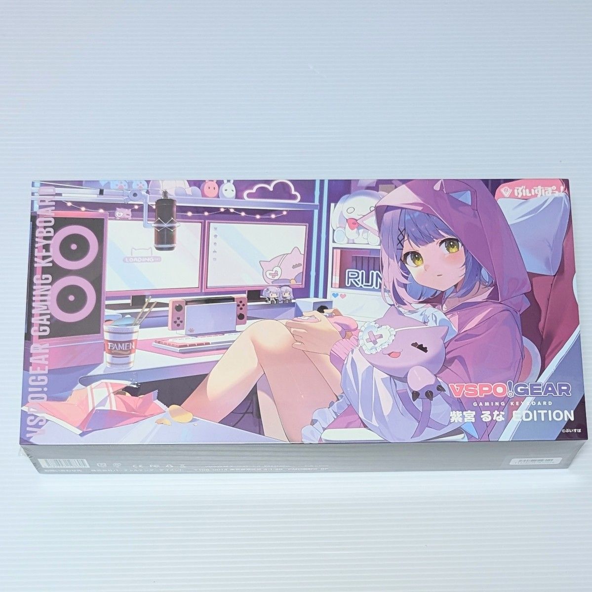 新品 ゲーミングキーボード 紫宮るな Edition VSPO GEAR 第2弾 新品 ゲーミングキーボード 紫宮るな Edition VSPO GEAR 第2弾