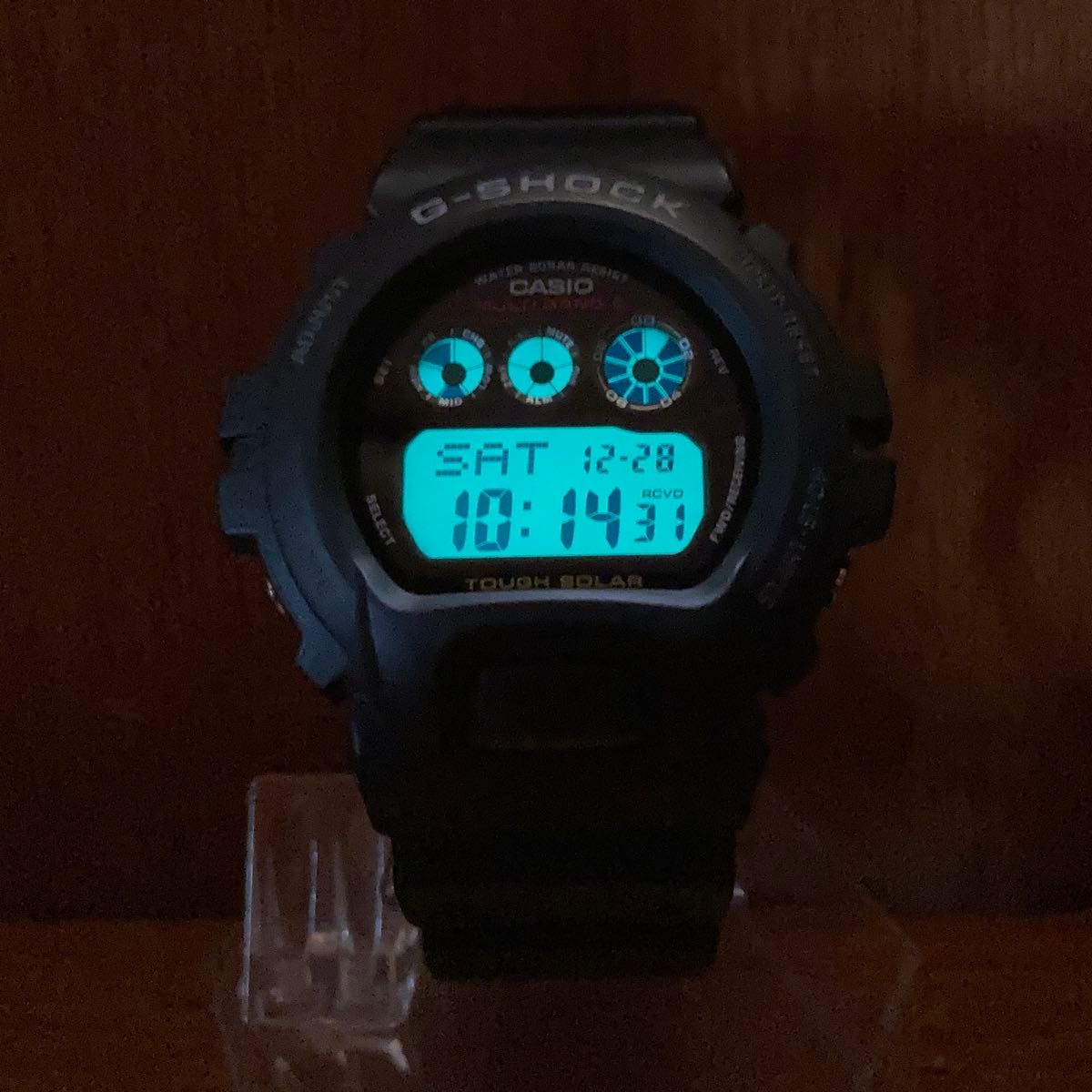 CASIO G-SHOCK 黒 マットブラック デジタル 電波ソーラー 三つ目 CASIO G-SHOCK 黒 マットブラック デジタル 電波ソーラー 三つ目