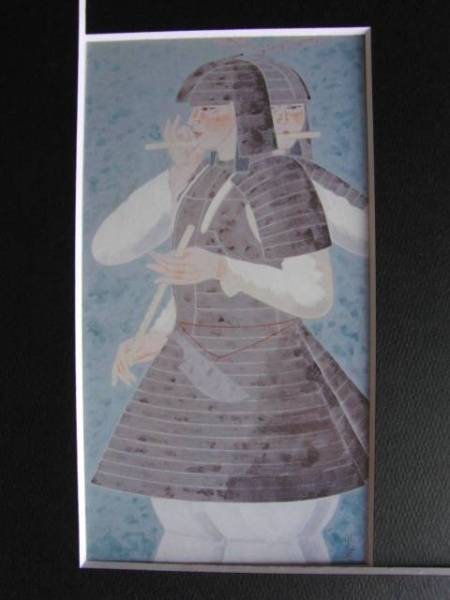 池田正巳、笛(清韻)、希少画集画、新品額装付、状態良好 Yahoo!オークション - 池田正巳 笛(清韻) 希少画集画 新品額装