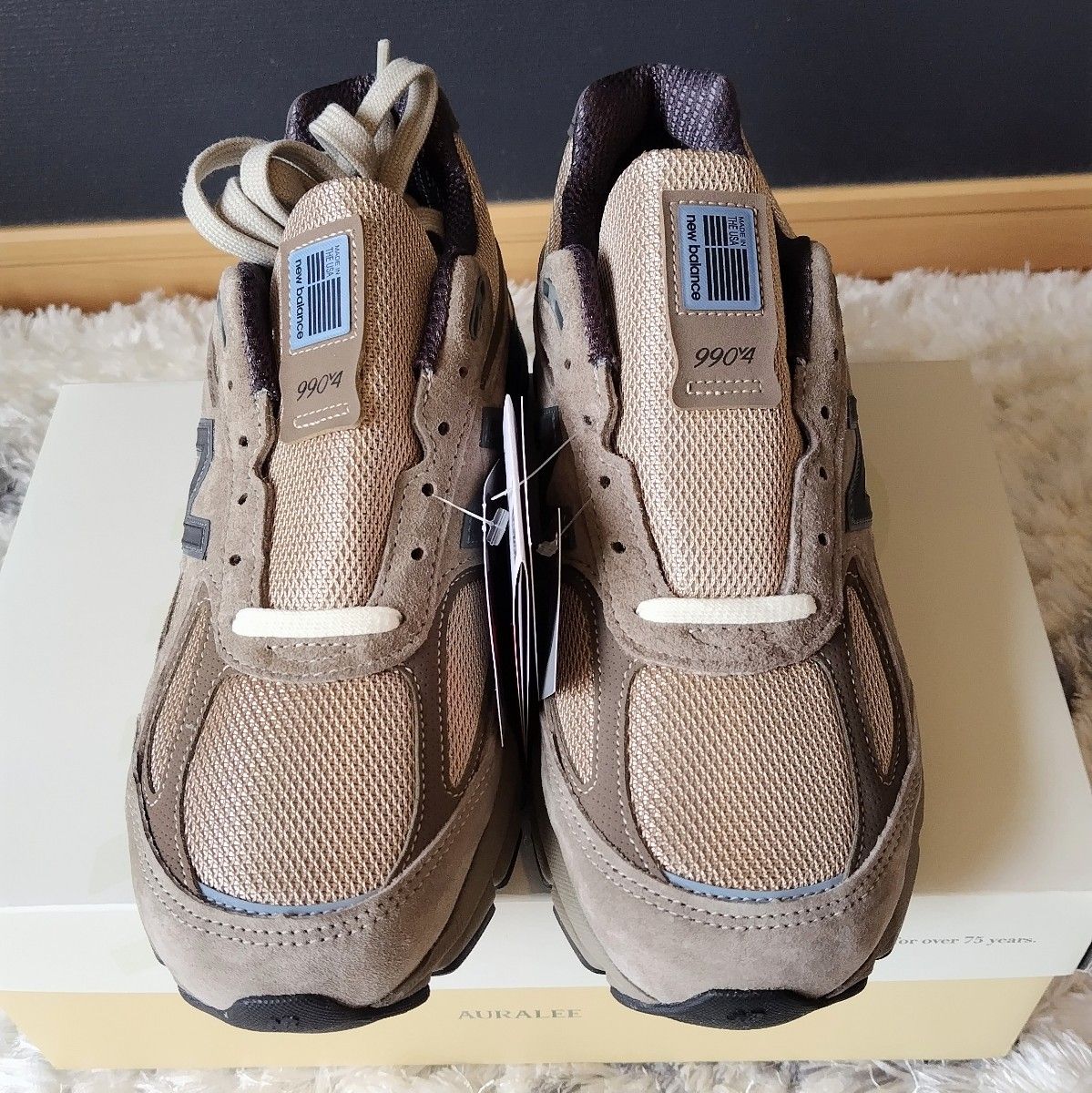 新品 AURALEE × New Balance 990v4 U990AR4 TAUPE 26 5cm 新品 AURALEE × New Balance 990v4 U990AR4 TAUPE 26 5cm