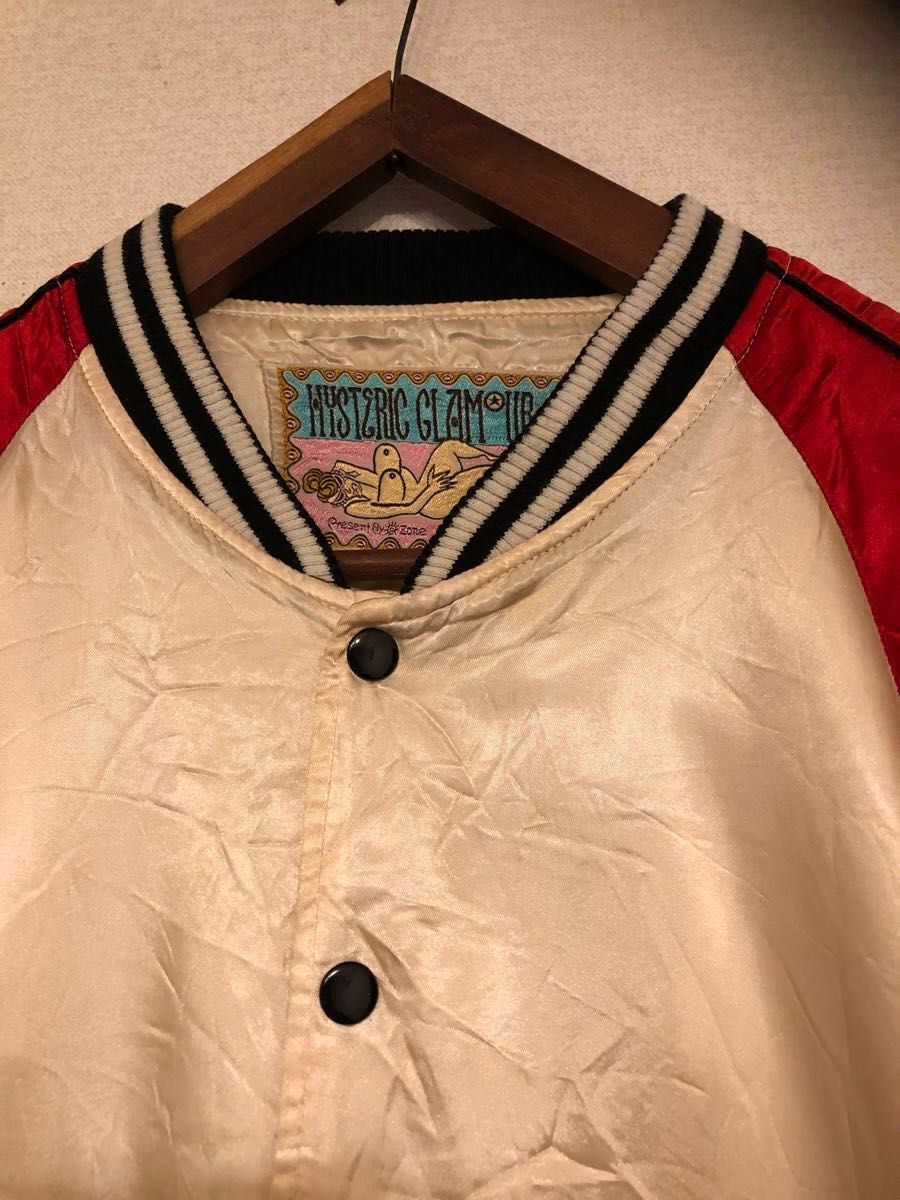 超希少レア 80年代 HYSTERIC GLAMOUR スカジャン初期タグ|Yahoo 超希少レア 80年代 HYSTERIC GLAMOUR スカジャン初期タグ|Yahoo