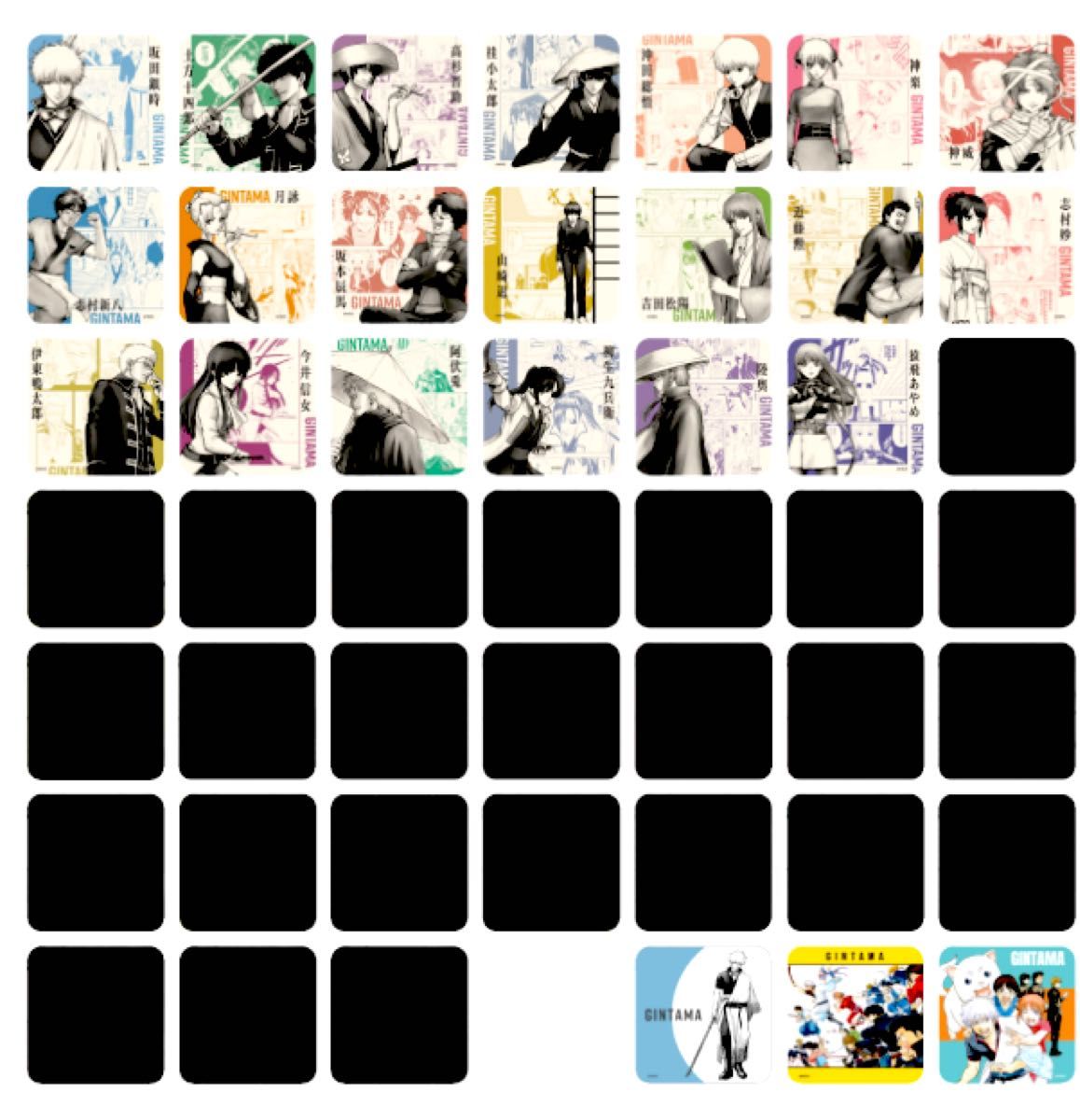 銀魂展 20周年記念 はたちのつどい アートコースター 銀魂展 20周年記念 はたちのつどい アートコースター