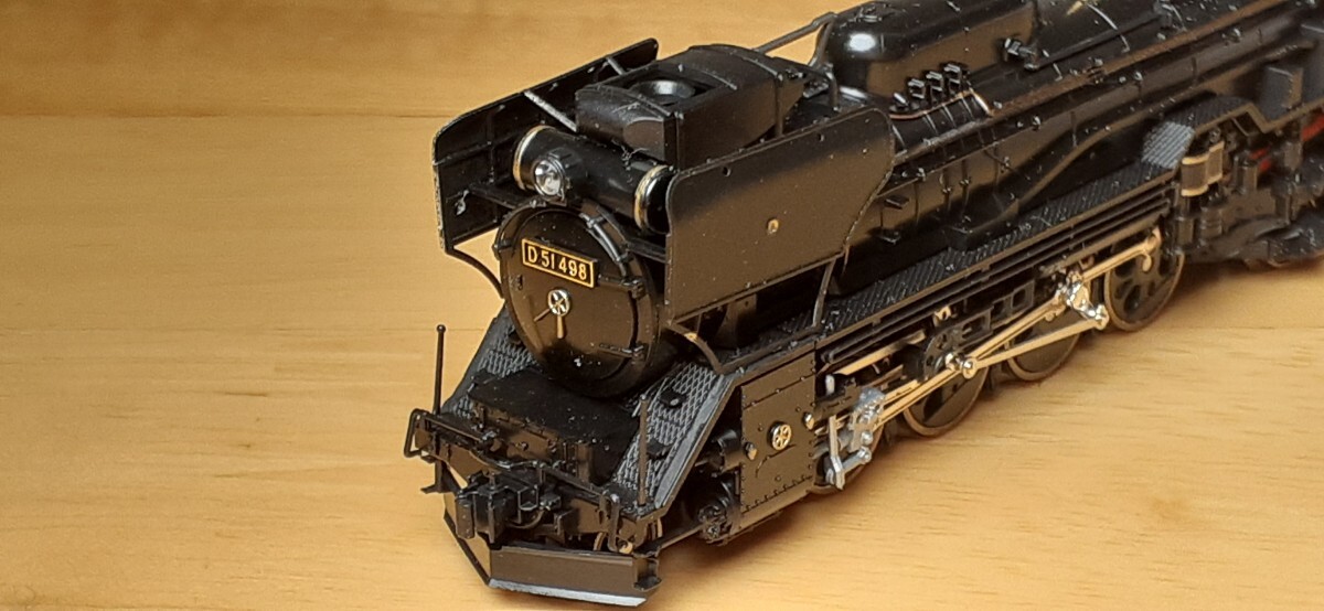 センスのいい お歳暮 D51-498後藤デフ装備集煙装置付き誘導員つかみ棒付き 2016-1 蒸気機関車