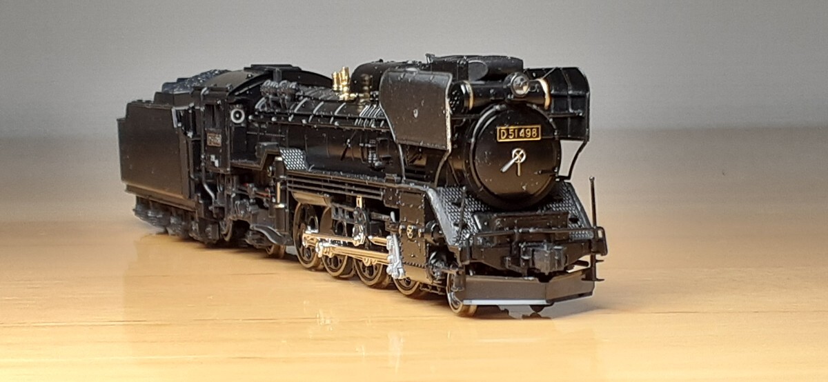 D51-498後藤デフ装備集煙装置付き誘導員つかみ棒付き 2016-1 D51-498後藤デフ装備集煙装置付き誘導員つかみ棒付き 2016-1