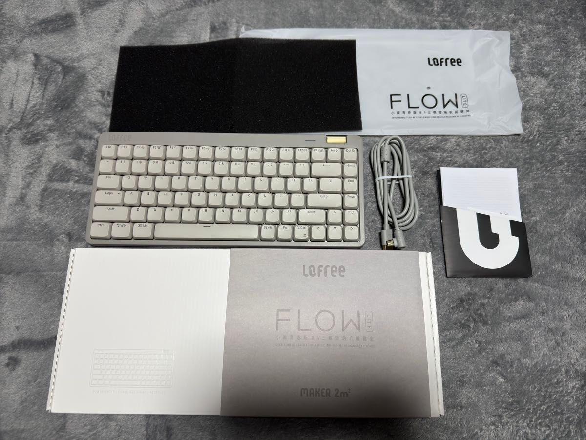Lofree FLOW lite 84キーボード グレー 本体|Yahoo!フリマ(旧 Lofree FLOW lite 84キーボード グレー 本体|Yahoo!フリマ(旧