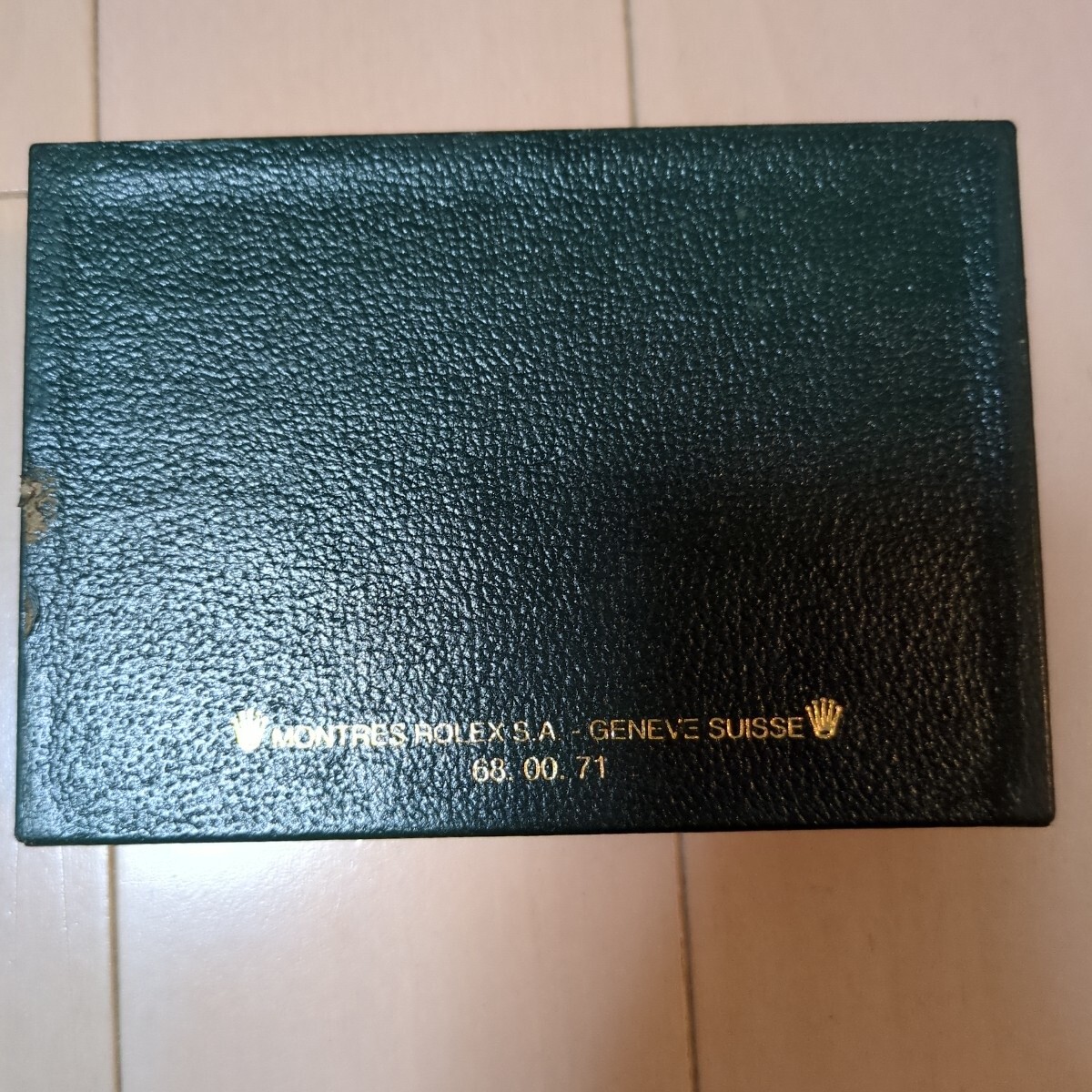 ROLEX 箱 空箱 腕時計用 68 00 71 グリーン BOX ロレックス 緑 ROLEX 箱 空箱 腕時計用 68 00 71 グリーン BOX ロレックス 緑