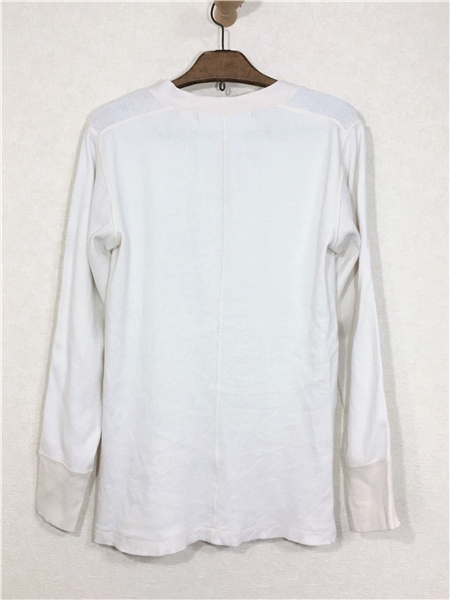  Inpaichthys Kerri InpaichthysKerri Henley neckline long sleeve cut and sewn M cotton 100% made in Japan military style 