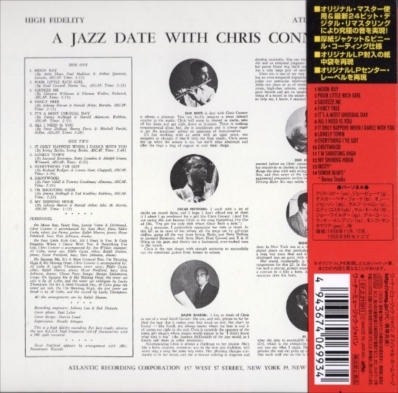 ■□Chris Connorクリス・コナーA JAZZ DATE WITH CHRIS CONNOR(紙ジャケ)□■_4943674069934