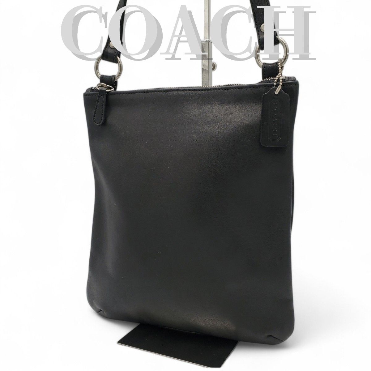 COACH オールドコーチ ショルダーバッグ クロスボディ レザー 黒 COACH オールドコーチ ショルダーバッグ クロスボディ レザー 黒