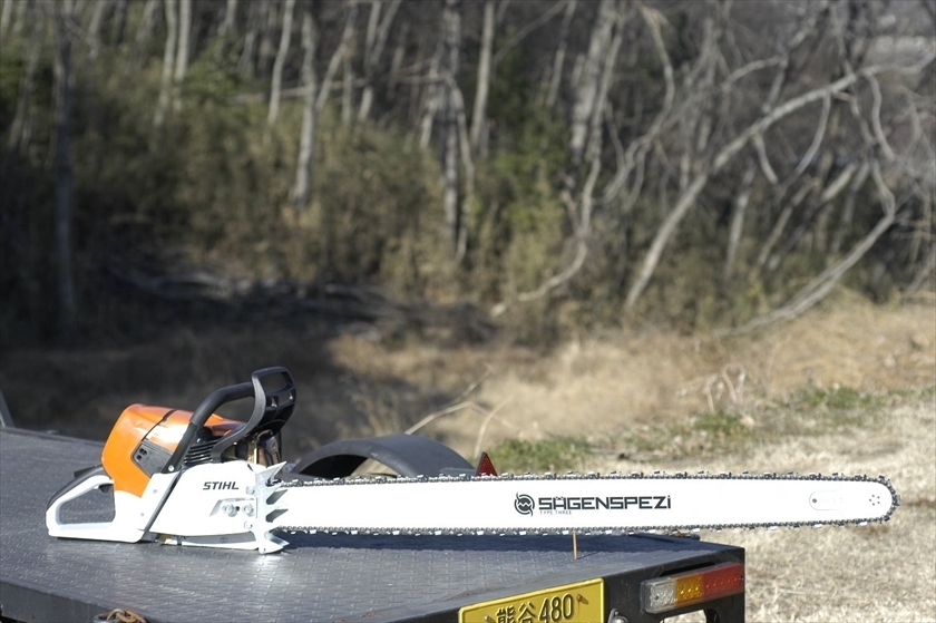スチール 105cmバー 3/8 1.6mm＋135リンク・ソーチェーン　セット(各1本) Stihl