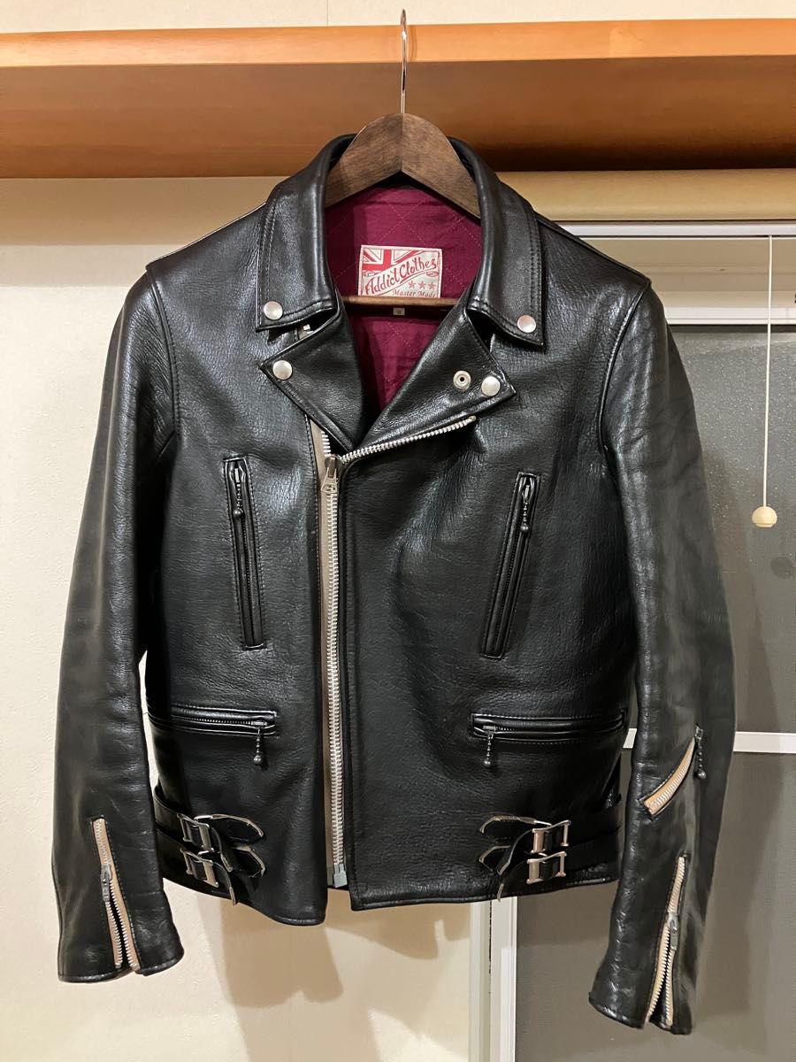 ADDICT CLOTHES AD-02 サイズ38 KIP LEATHER 生産終了品 レア ADDICT CLOTHES AD-02 サイズ38 KIP LEATHER 生産終了品 レア
