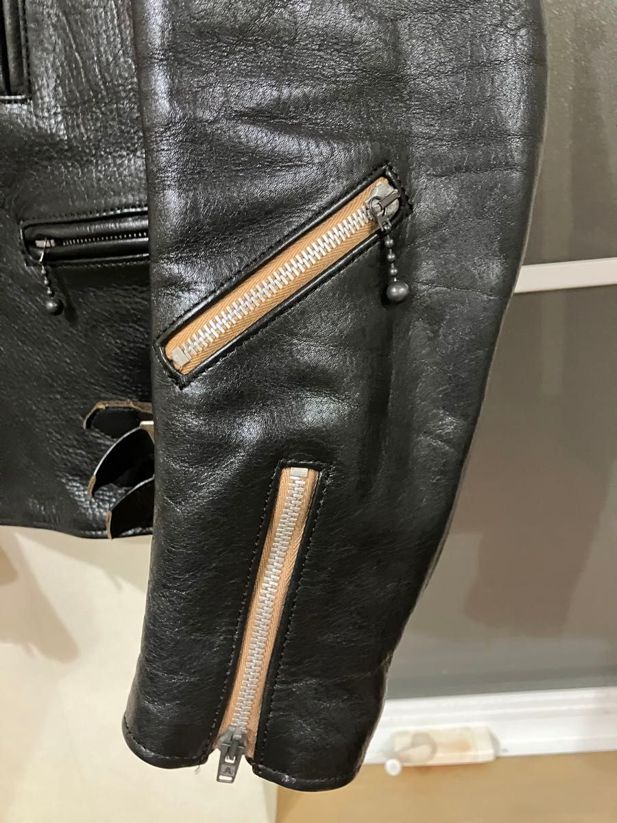 ADDICT CLOTHES AD-02 サイズ38 KIP LEATHER 生産終了品 レア ADDICT CLOTHES AD-02 サイズ38 KIP LEATHER 生産終了品 レア