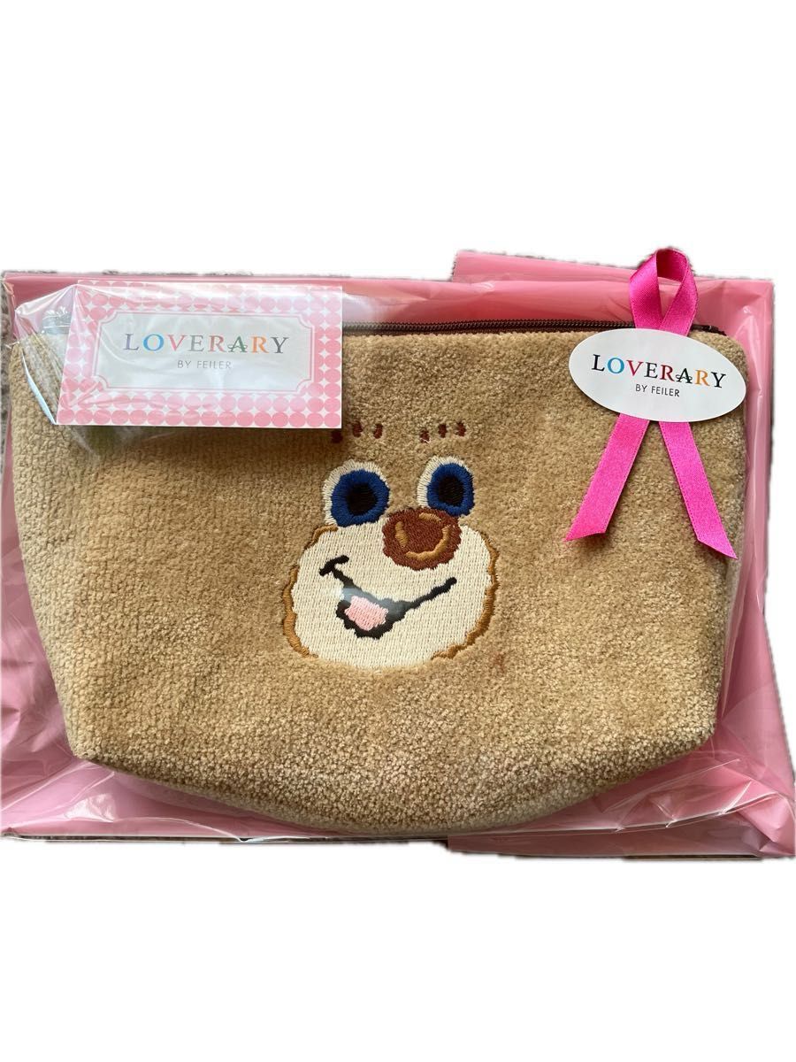 ドアップテディ コスメポーチ L/DUT-193020 フェイラー LOVERARY ドアップテディ コスメポーチ L/DUT-193020 フェイラー LOVERARY