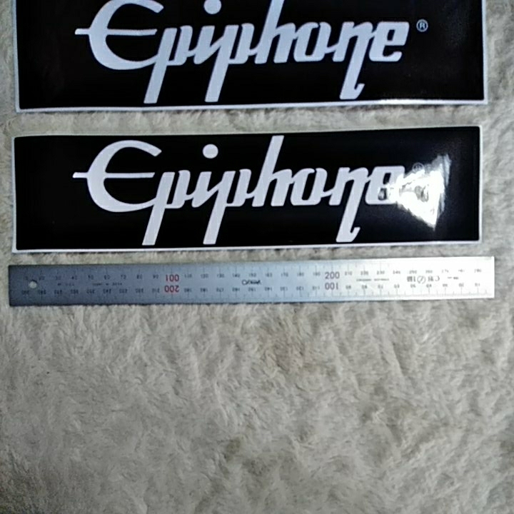 Epiphoneメーカーノベルティ大型ステッカー5枚セット_画像2