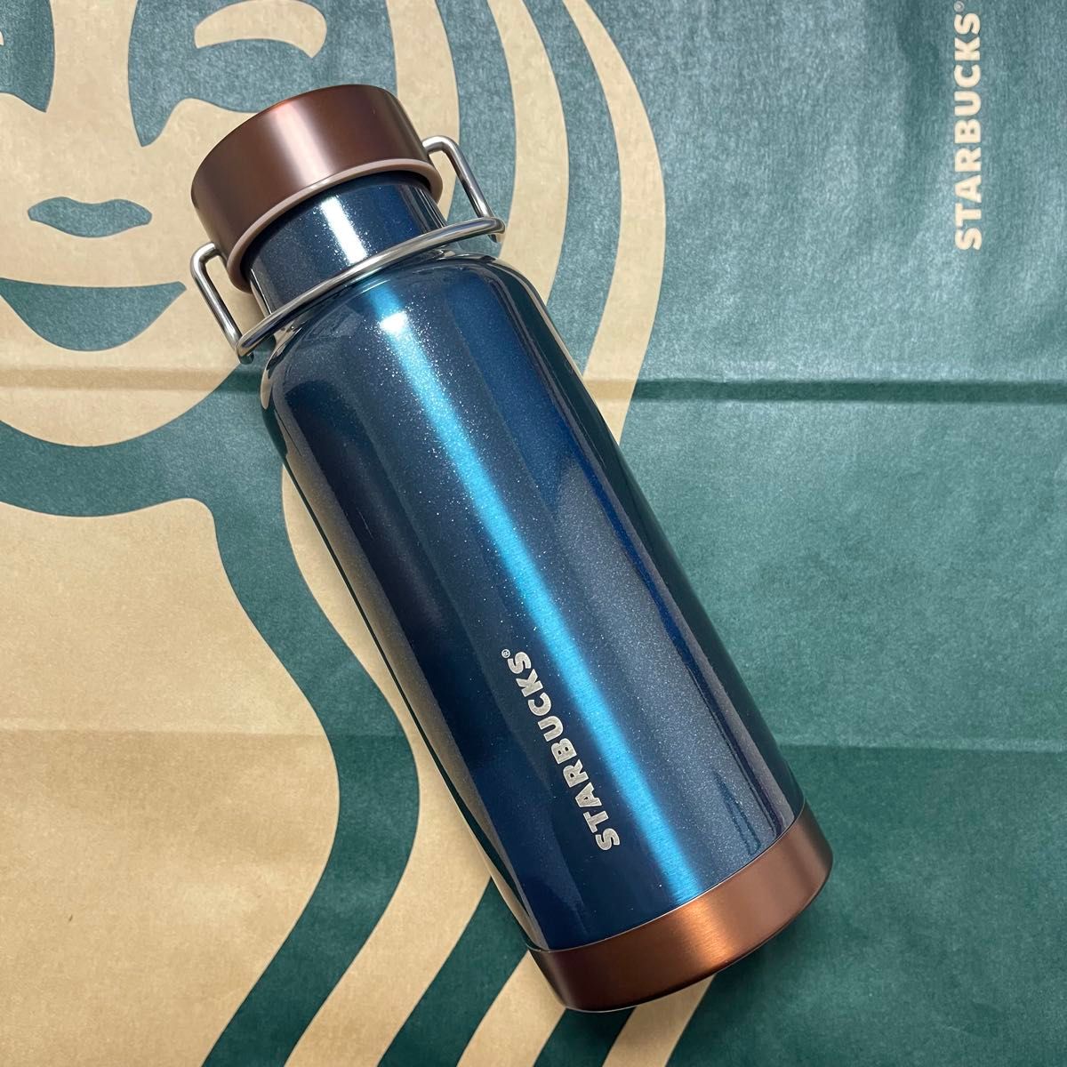 ハンドルリッドステンレスボトルブルー473ml スタバ|Yahoo ハンドルリッドステンレスボトルブルー473ml スタバ|Yahoo
