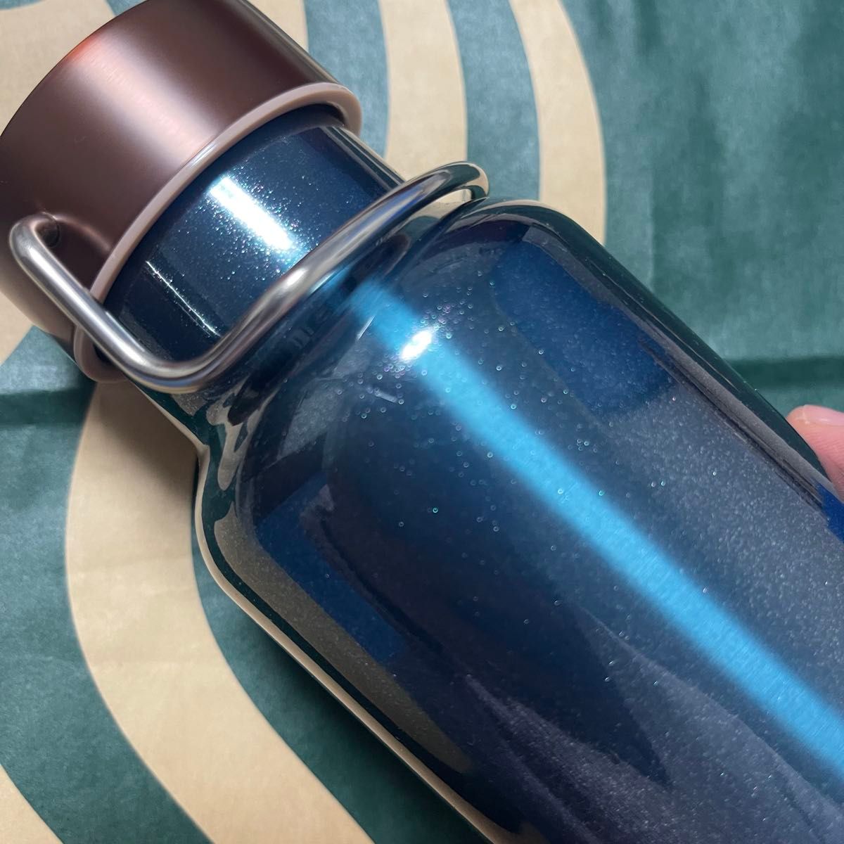 キズあり ハンドルリッドステンレスボトルブルー473ml スタバ キズあり ハンドルリッドステンレスボトルブルー473ml スタバ