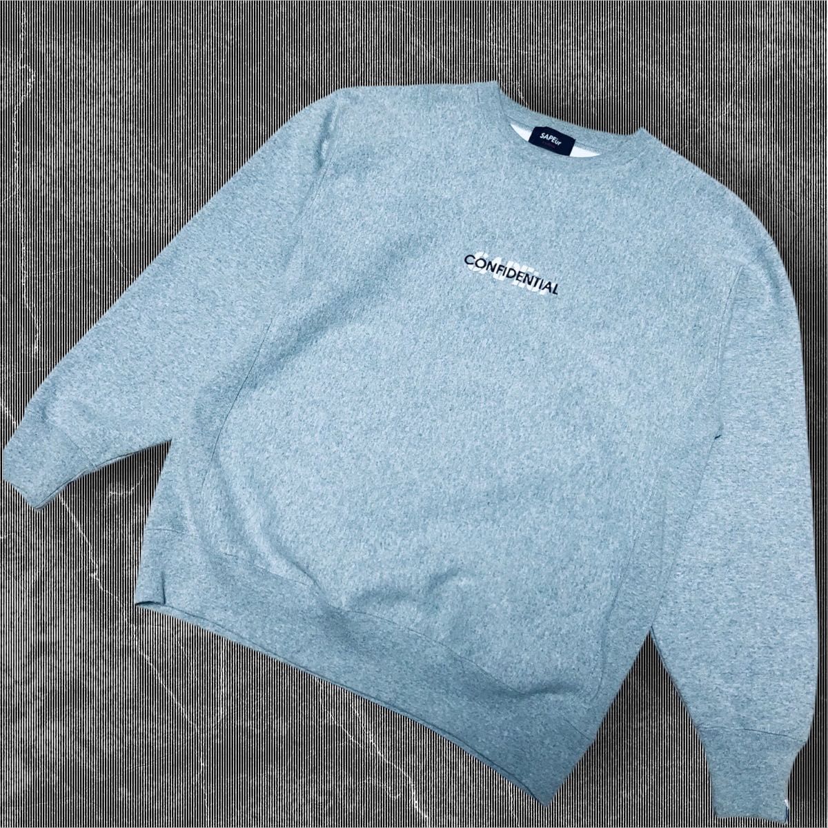 希少サイズ】SAPEur CONFIDENTIAL スウェット グレー XXL 希少サイズ】SAPEur CONFIDENTIAL スウェット グレー XXL