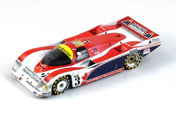 豪奢な □スパークモデル 1/43 ルマン24h #3 ポルシェ962C 1987