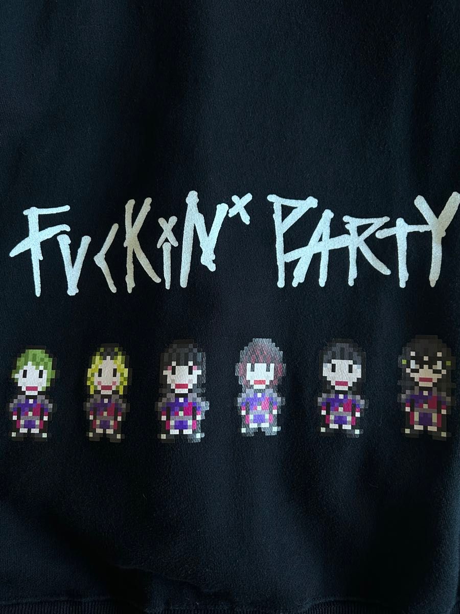 BiSH FUCKiN’ PARTY パーカー フーディ ジップアップ XL