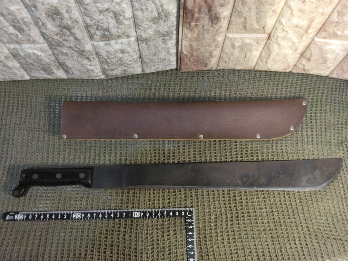 アメリカ軍ジャングルマチェット。ONTARIO社製 長期保管品 アメリカ軍ジャングルマチェット。ONTARIO社製 長期保管品