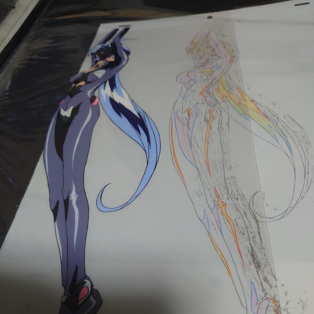 GS美神 ゴーストスイーパー美神 直筆背景付 セル画 3 ♯ 原画 GS美神 ゴーストスイーパー美神 直筆背景付 セル画 3 ♯ 原画