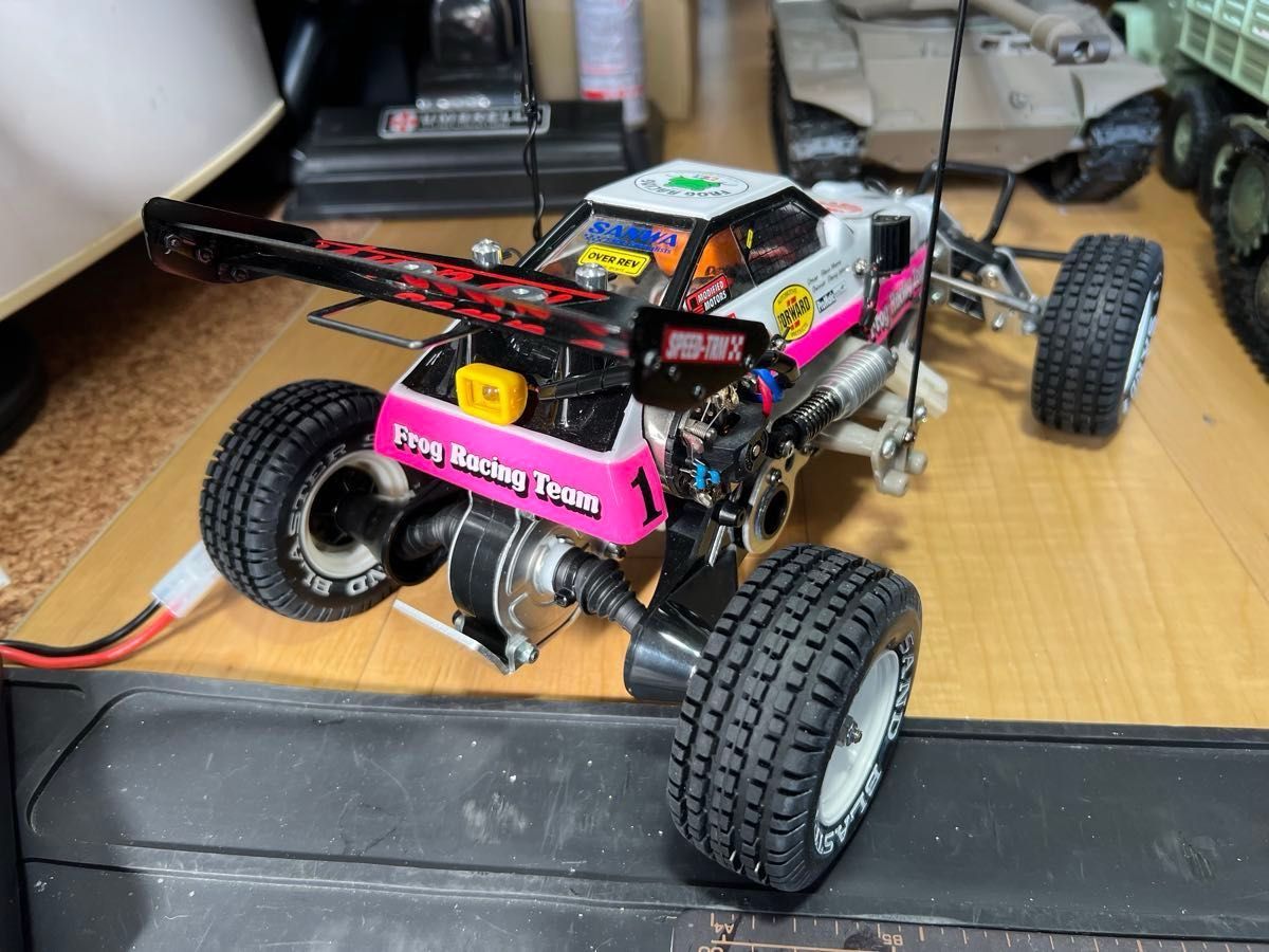 タミヤ マイティーフロッグ カスタム バッテリー充電器着き タミヤ マイティーフロッグ カスタム バッテリー充電器着き