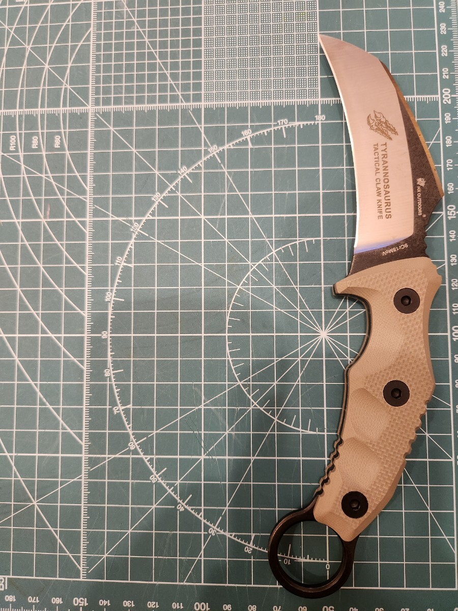 HX OUTDOORS MERCENASIES TACTICAL KNIFE /HX カランビットナイフ/タクティカルナイフ/カイデックスシース/フルタング/アンダーニンジャ