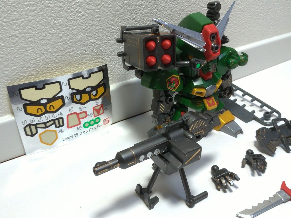 送料無料 部分塗装済 完成品 BB戦士 LEGEND BB コマンドガンダム 送料無料 部分塗装済 完成品 BB戦士 LEGEND BB コマンドガンダム