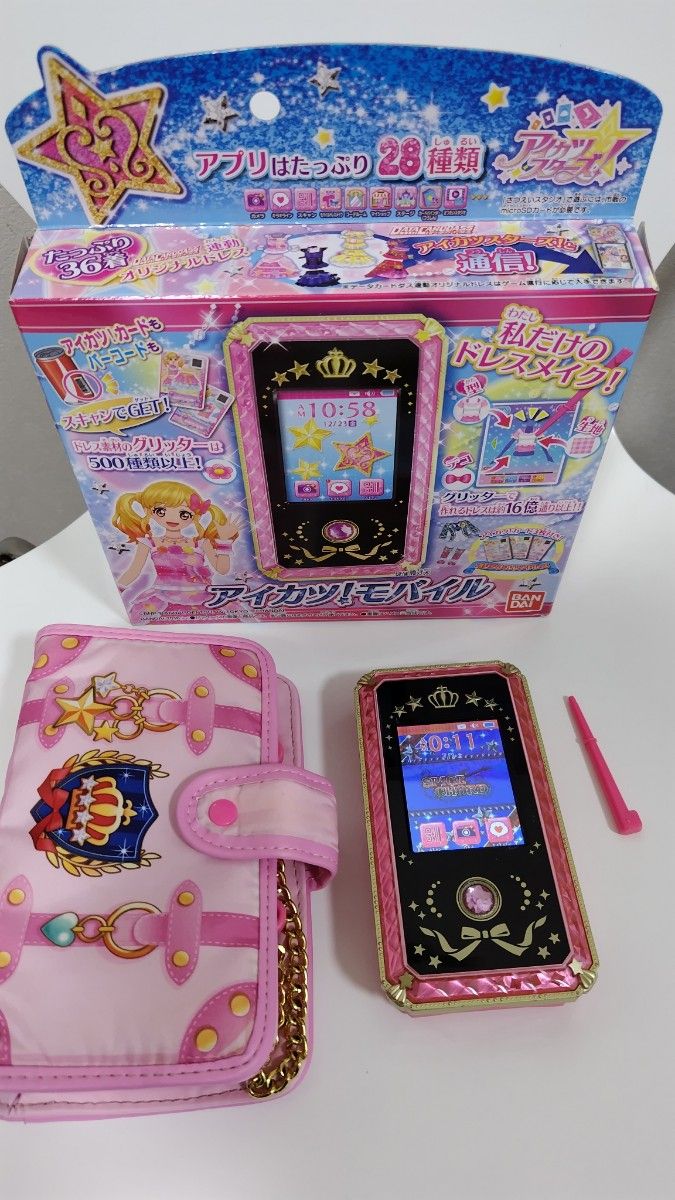 アイカツスターズ アイカツモバイル 専用スクバケースセット アイカツスターズ アイカツモバイル 専用スクバケースセット