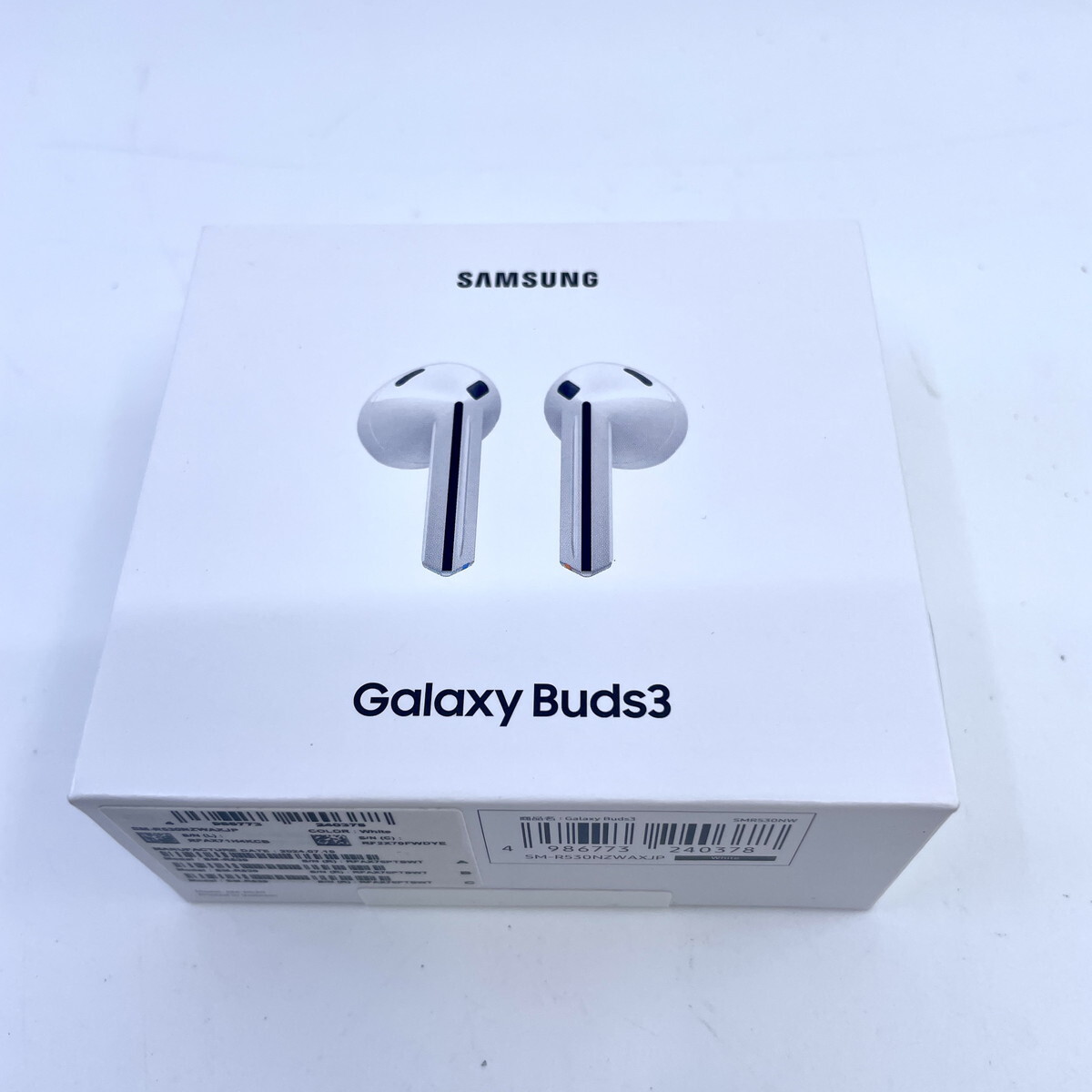 SAMSUNG Galaxy Buds3 ワイヤレスイヤホン ホワイト SMR530NW SAMSUNG Galaxy Buds3 ワイヤレスイヤホン ホワイト SMR530NW