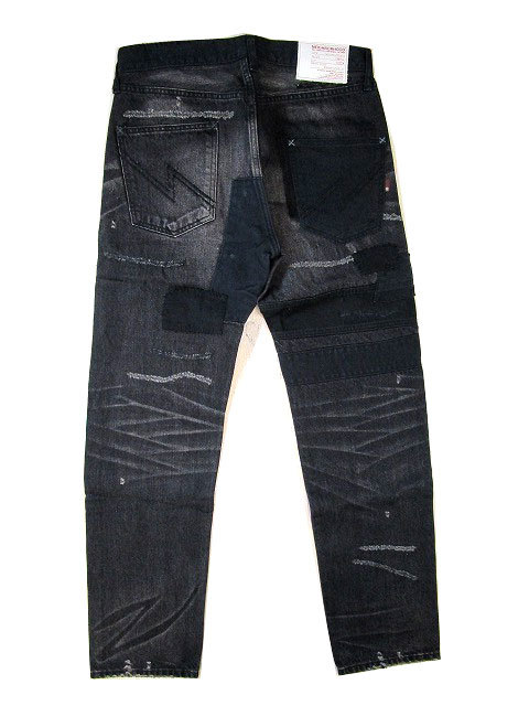 新品 NEIGHBORHOOD ネイバーフッド 07EX Black Icon サベージデニム