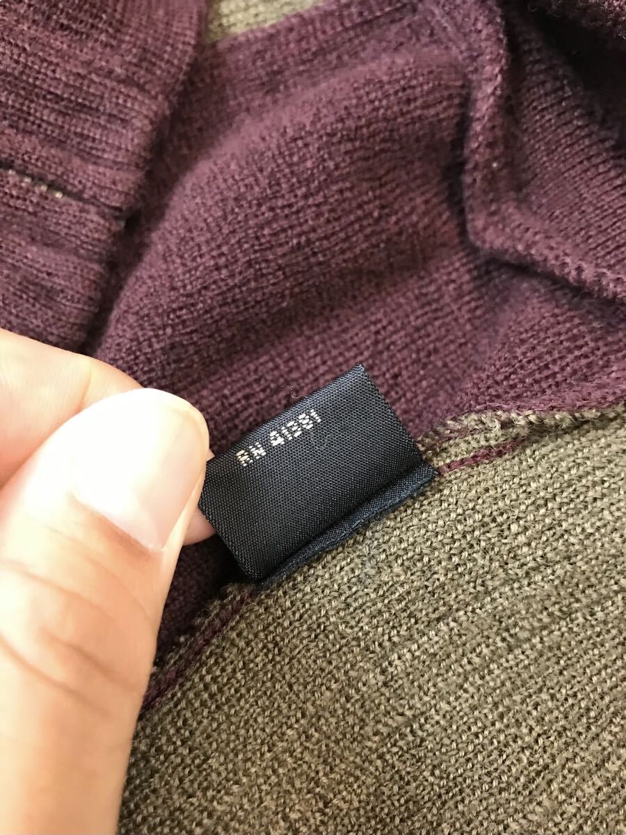 D) RRL ダブルアールエル ラルフローレン ジップアップ ニット D) RRL ダブルアールエル ラルフローレン ジップアップ ニット