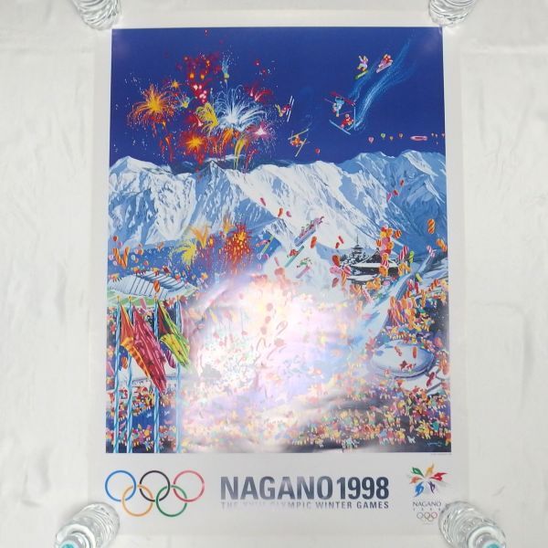 良品☆長野オリンピック 1998 公式 ポスター 4枚セット スノー 良品☆長野オリンピック 1998 公式 ポスター 4枚セット スノー