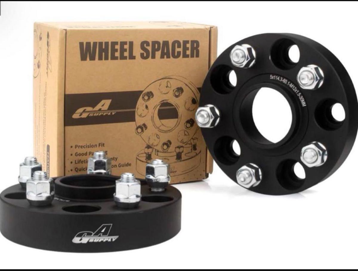 GAsupply 鍛造ワイドトレッドスペーサー 厚さ30mm 【2枚セット】