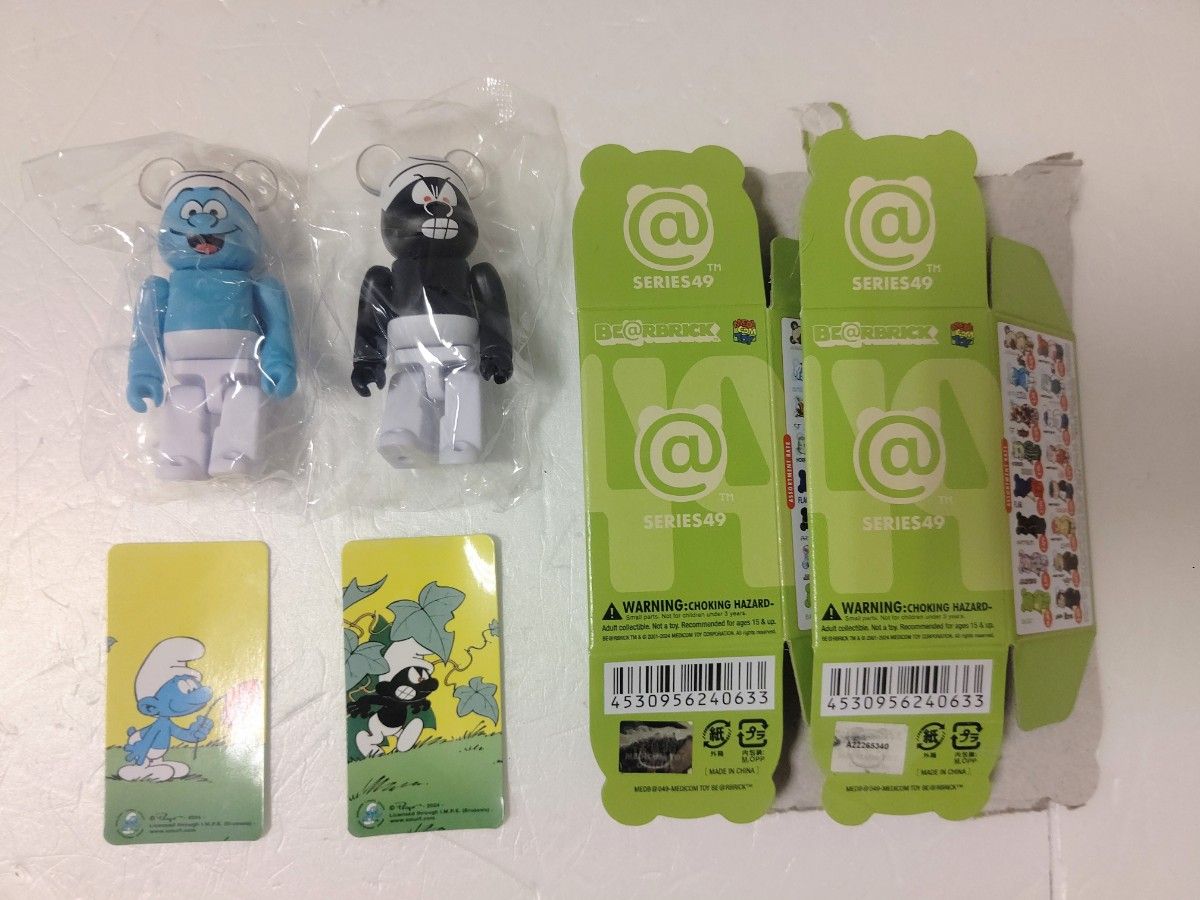 表裏セット 新品袋未開封】BE@RBRICKシリーズ49 『SMURFS 表裏セット 新品袋未開封】BE@RBRICKシリーズ49 『SMURFS