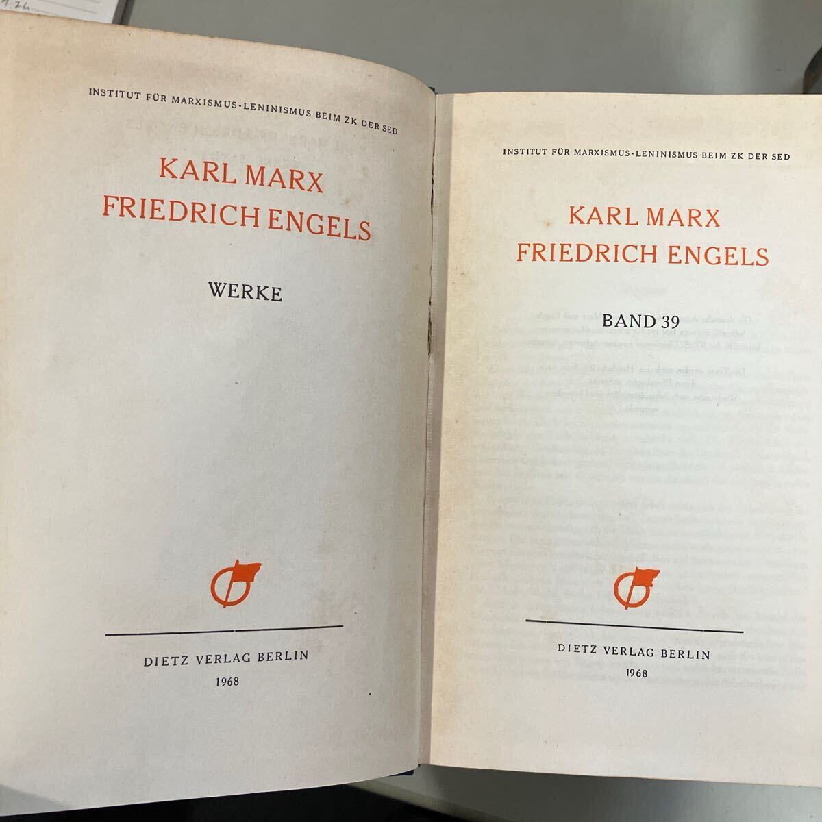 ドイツ語 マルクス エンゲルス 全集 (Marx Engels Werke) 44冊 ドイツ語 マルクス エンゲルス 全集 (Marx Engels Werke) 44冊