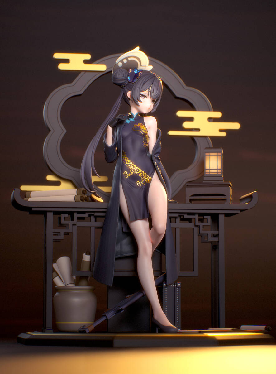 ガレージキット ブルーアーカイブ 1/7 竜華キサキ / ガレキ ガレージキット ブルーアーカイブ 1/7 竜華キサキ / ガレキ