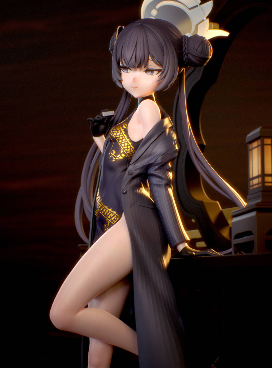 ガレージキット ブルーアーカイブ 1/7 竜華キサキ / ガレキ ガレージキット ブルーアーカイブ 1/7 竜華キサキ / ガレキ