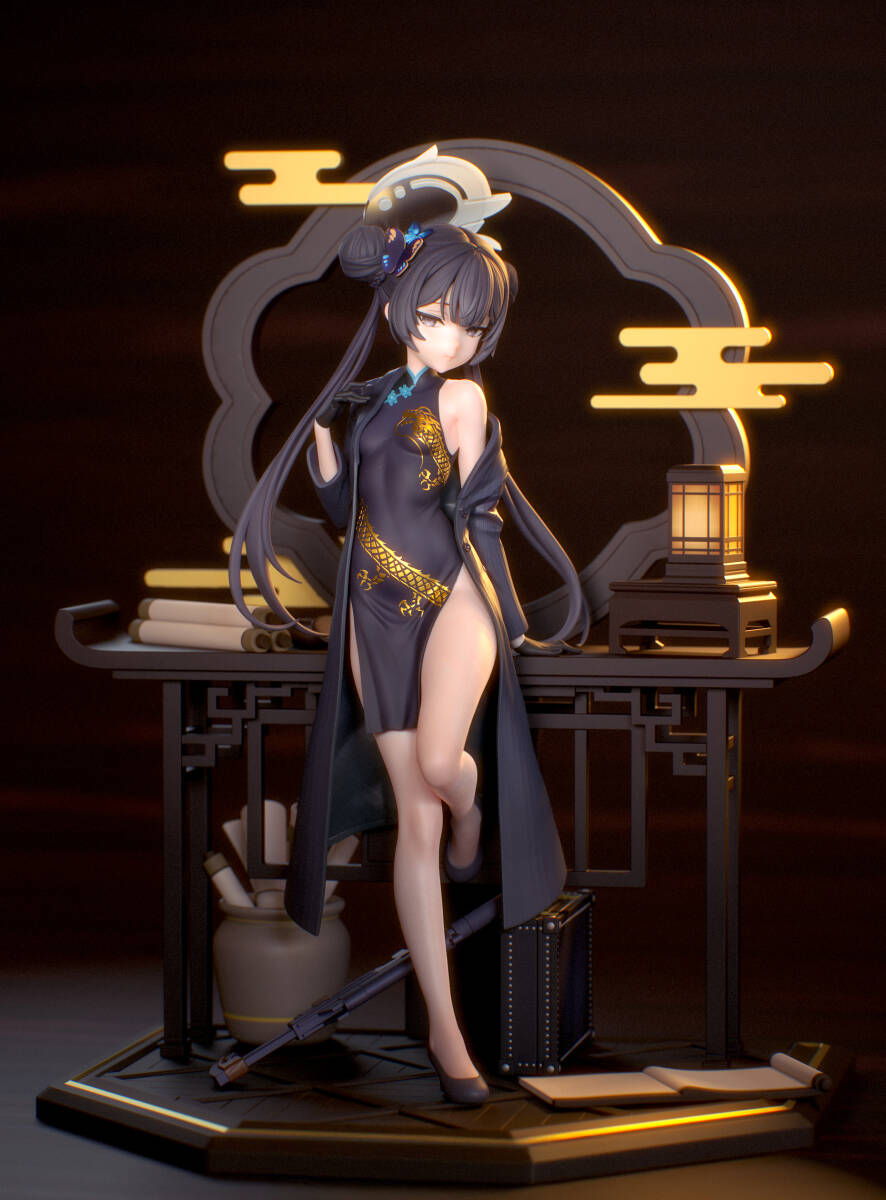 ガレージキット ブルーアーカイブ 1/7 竜華キサキ / ガレキ ガレージキット ブルーアーカイブ 1/7 竜華キサキ / ガレキ