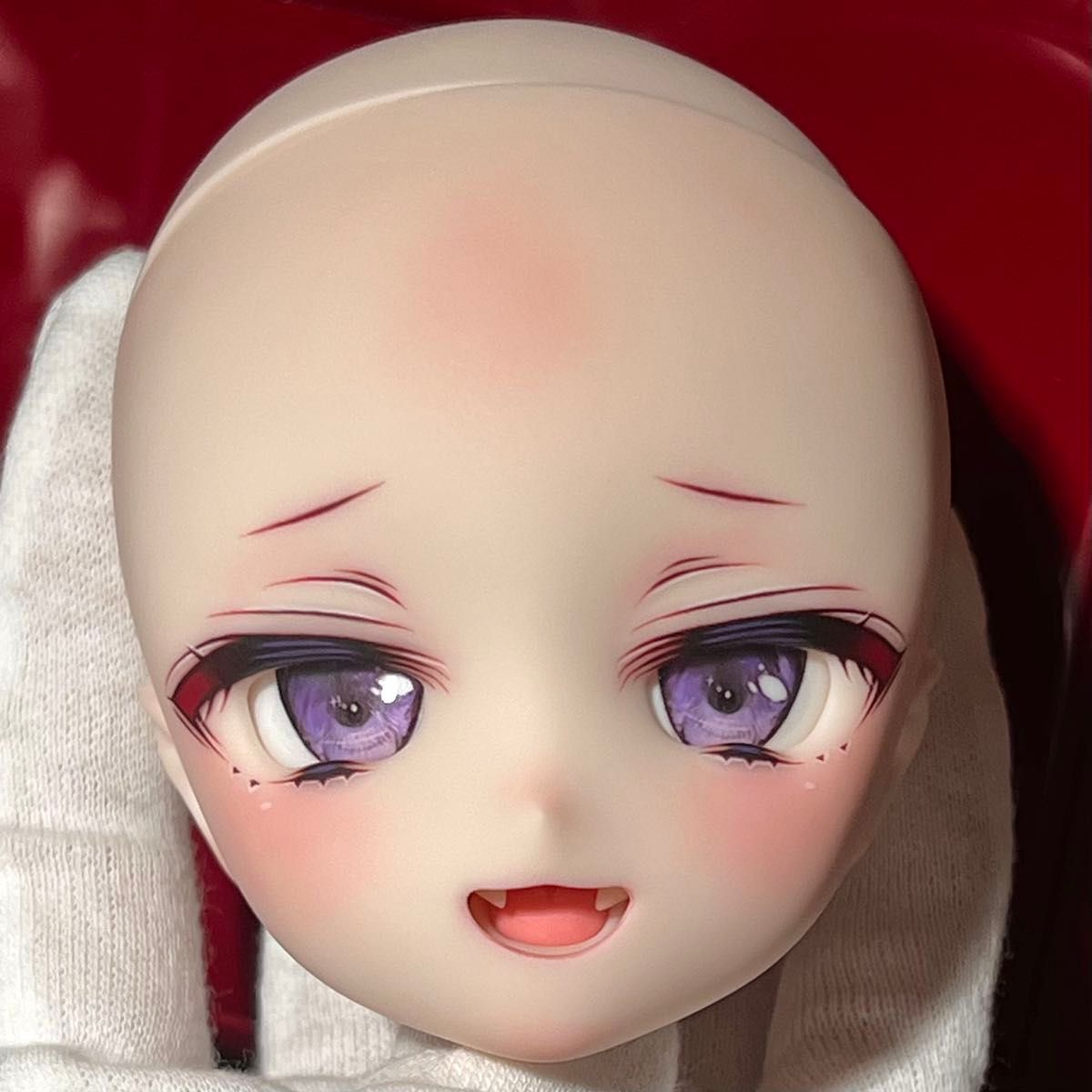 DDH-28 カスタムヘッド+アイ セミホワイト肌 ドルフィードリーム DDH-28 カスタムヘッド+アイ セミホワイト肌 ドルフィードリーム