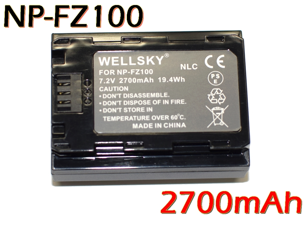 NP-FZ100 互換バッテリー [ 純正充電器で充電可能 残量表示可能 NP-FZ100 互換バッテリー [ 純正充電器で充電可能 残量表示可能