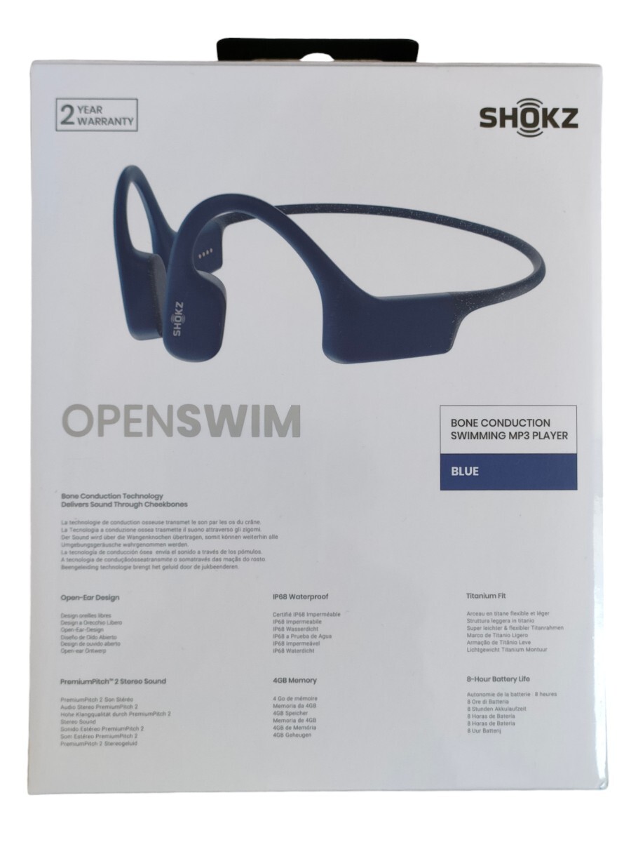 Shokz】Open Swim SKZ-EP-000002ブルー 新品未開封