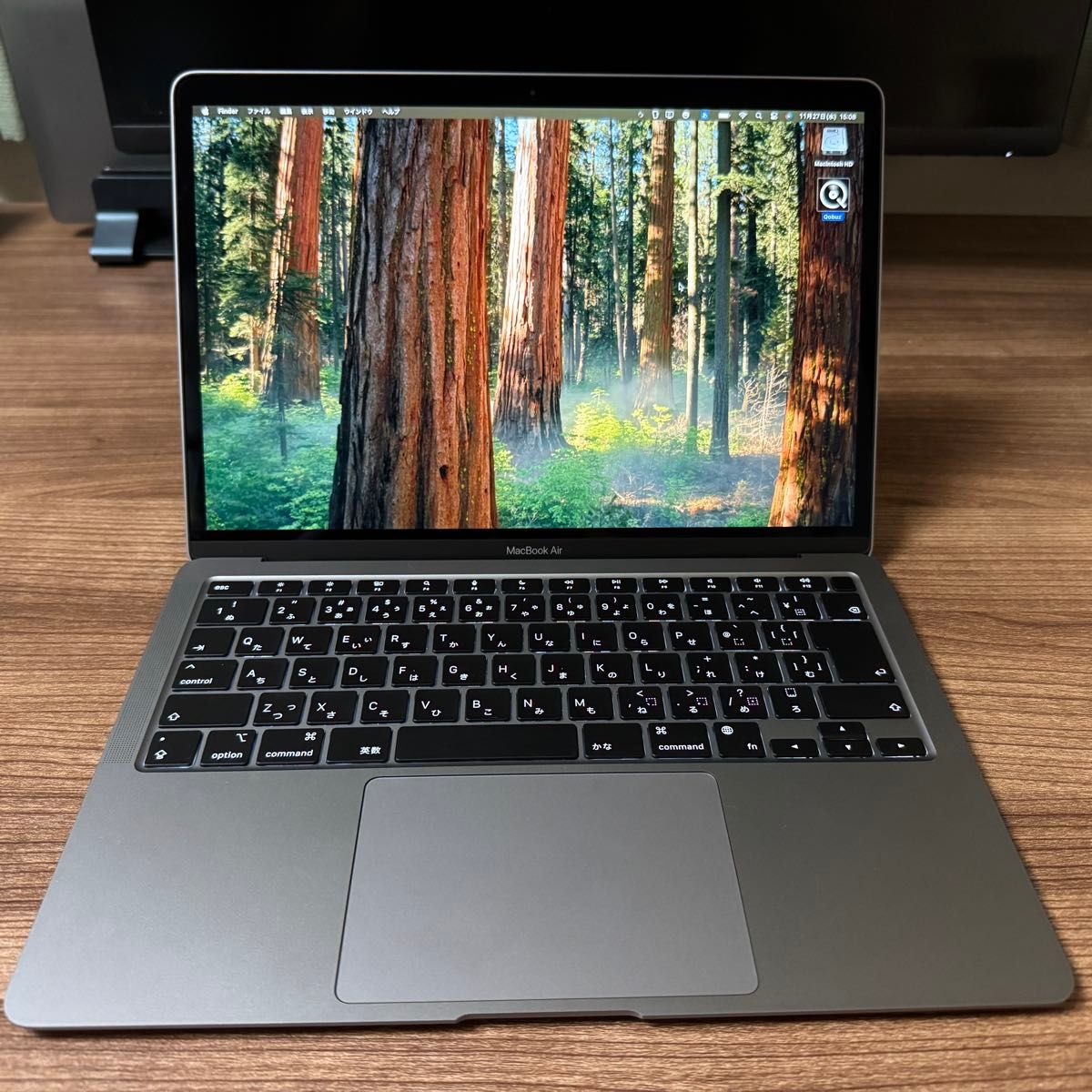M1 MacBook Air 16GB 256GB 電池容量100% MacBook Air M1 16GB 256GB バッテリー最大容量100%