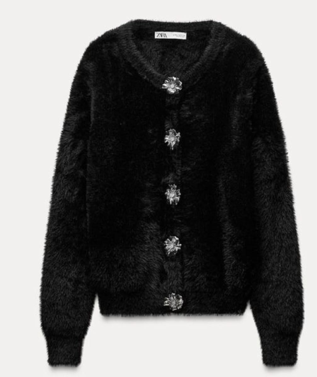 ZARA フェイクファーニットカーディガン|Yahoo!フリマ(旧 ZARA フェイクファーニットカーディガン|Yahoo!フリマ(旧