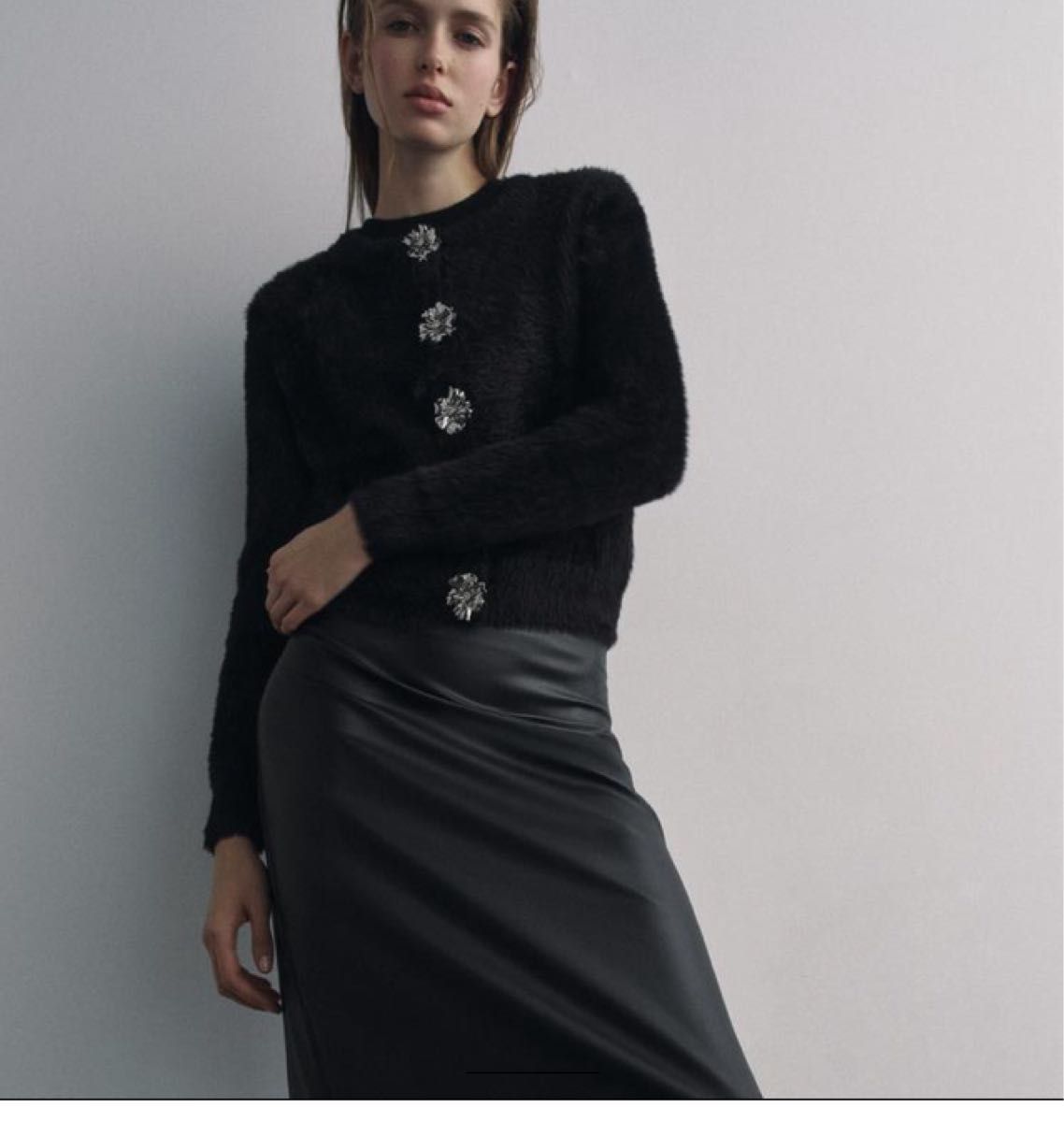 ZARA フェイクファーニットカーディガン|Yahoo!フリマ(旧 ZARA フェイクファーニットカーディガン|Yahoo!フリマ(旧