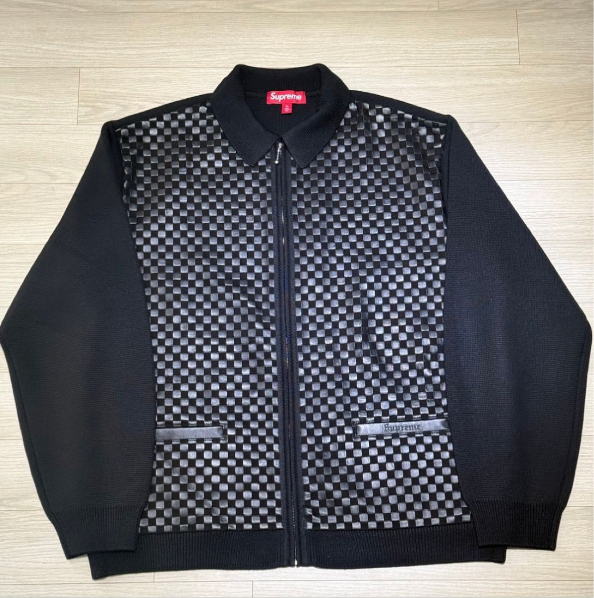 Supreme Woven Leather Zip Up Cardigan Sサイズ|Yahoo!フリマ Supreme Woven Leather Zip Up Cardigan Sサイズ|Yahoo!フリマ