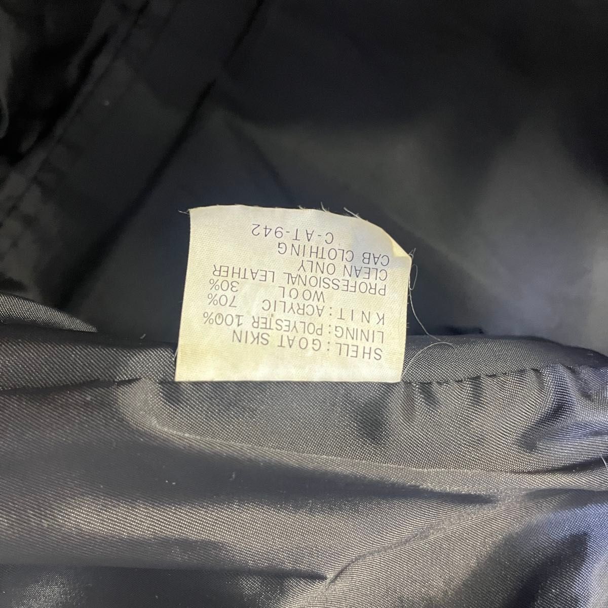 60s 日本製 cab clothing G-1 フライトジャケット レザー 60s 日本製 cab clothing G-1 フライトジャケット レザー