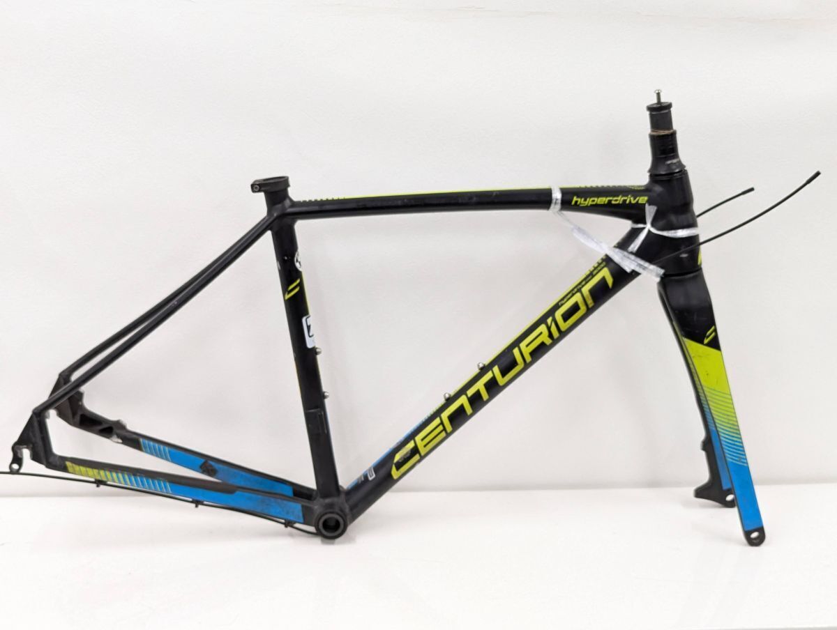 Centurion Hyperdrive 3000 Disc 2017モデル 47cm フロントスルー15mm リアクイック アルミ フレームセット FR241121G